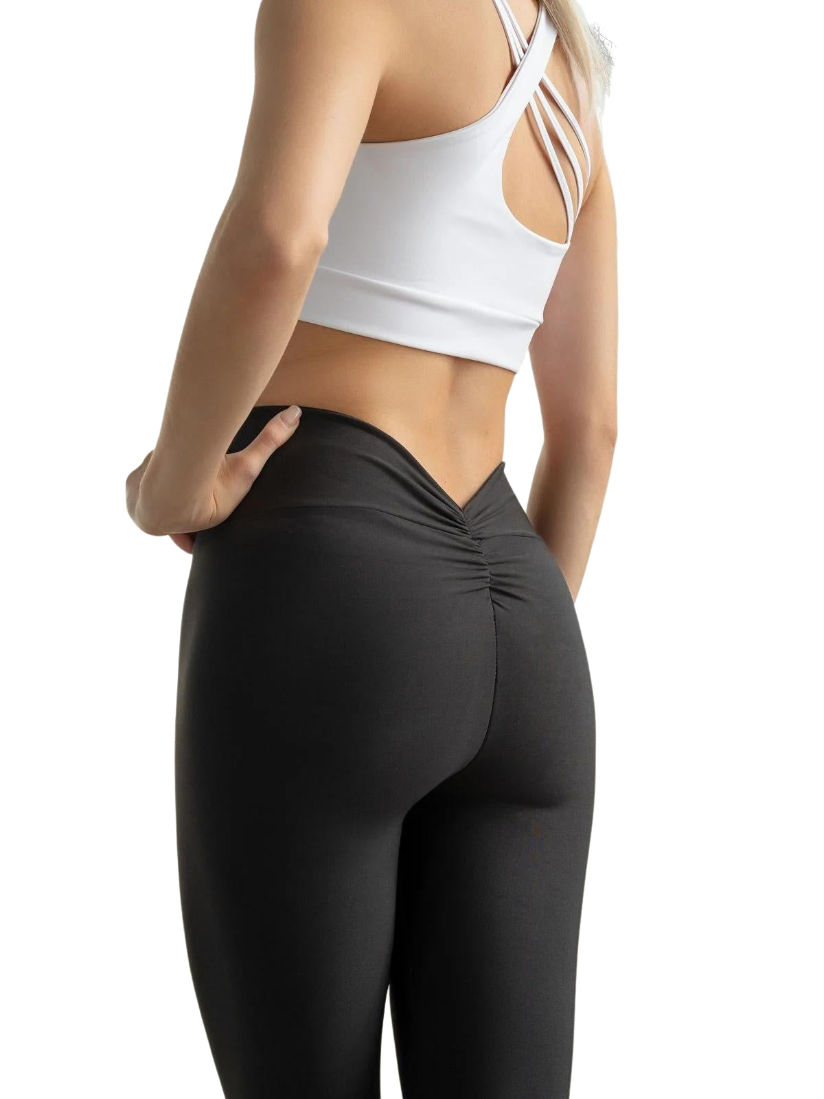 406 VE Butt Scrunch leggings in black - Main Image