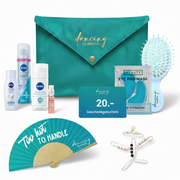 Dance-Set: Türkise Kosmetiktasche & 20.– Gutschein