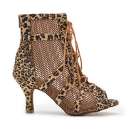 Magnet Aura Tanzschuhe in Leopard Wildleder