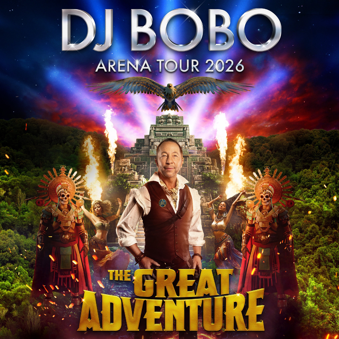 Dancing Queens ist offizieller Partner der DJ BoBo „THE GREAT ADVENTURE TOUR“
