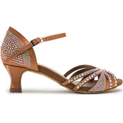 Sparkle Shine Tanzschuhe in Bronze Satin