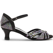 Sparkle Shine Tanzschuhe in Schwarz Satin