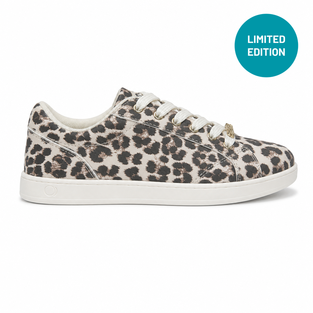 Dancing Queens SMOVE Accent Dance Sneaker Leo für Damen, weiße Sohle, atmungsaktiv, in der Farbe Teal, Limited Edition.