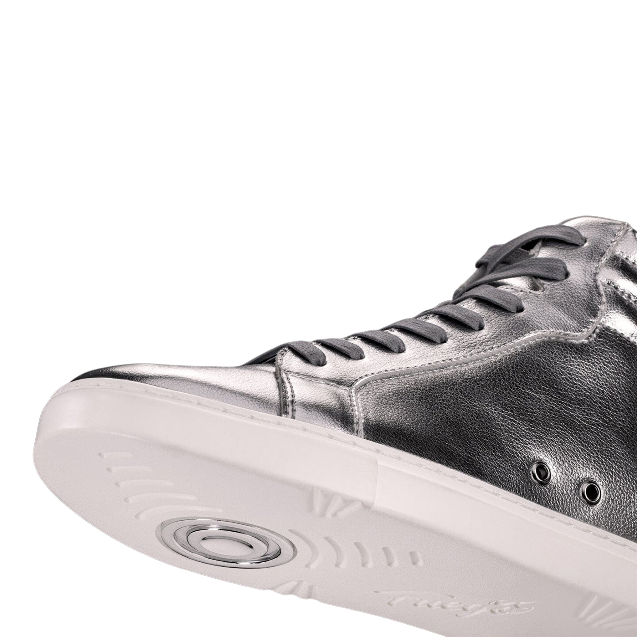 Fuego High Top Dance Sneakers in silver
