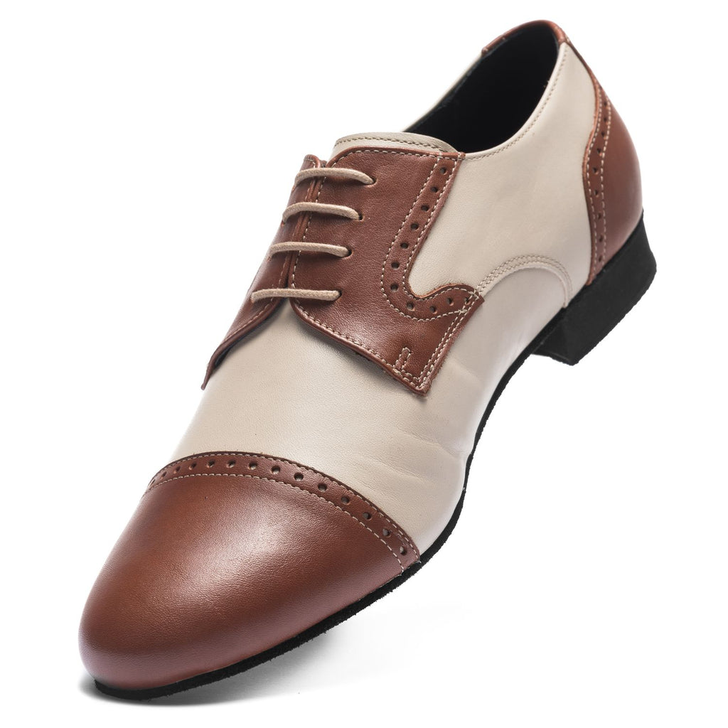 2156 Miguel Dance Shoes en marrón/beige