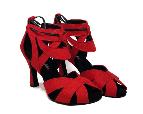 14115 zapatos de baile kirmizi en rojo