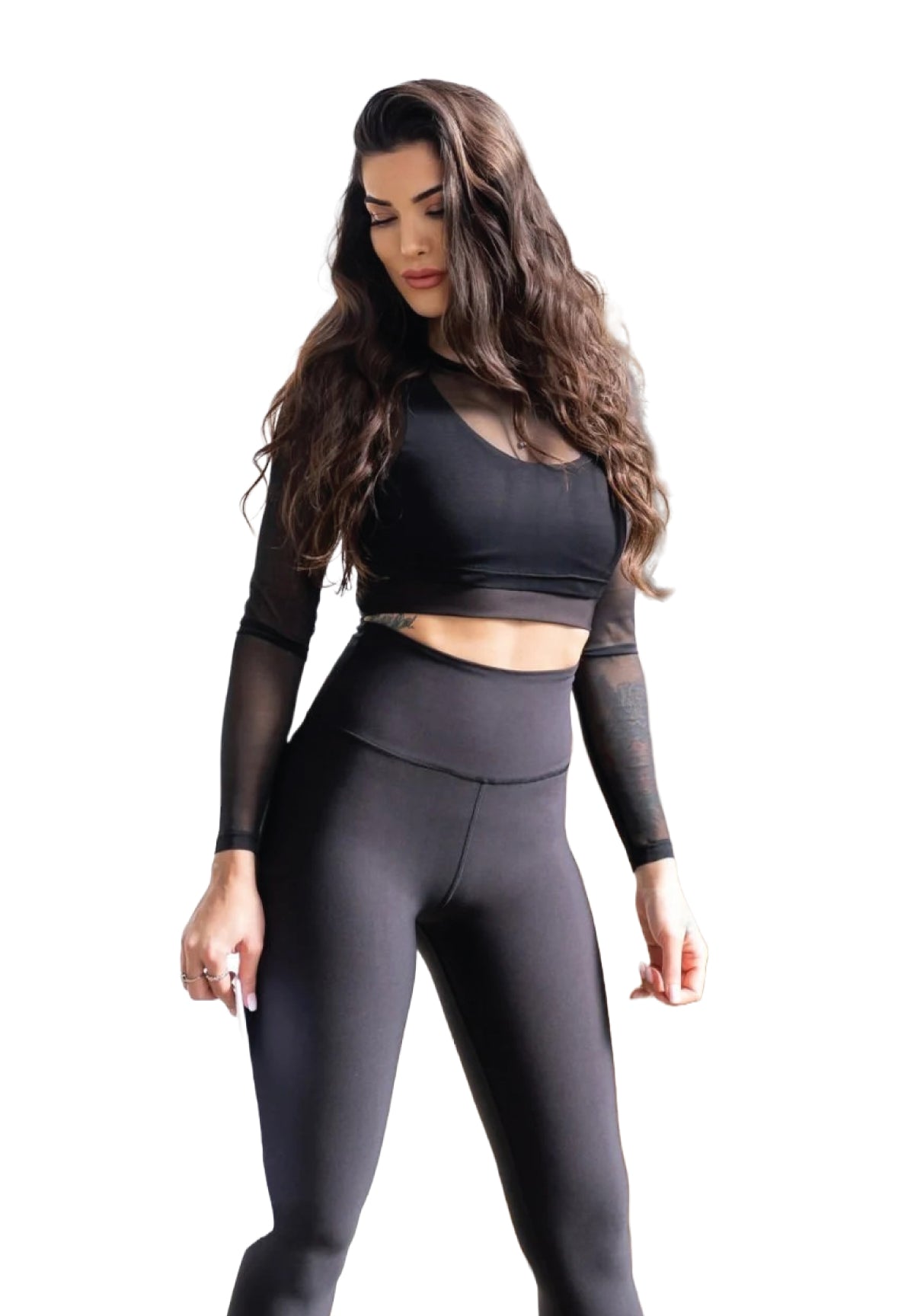 249 Winter High Waist Leggings in Schwarz