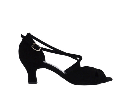 736/486 dance shoes in black suede