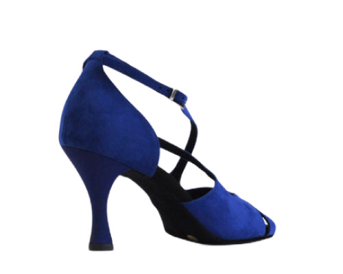 736/4/86 dance shoes in a blue suede