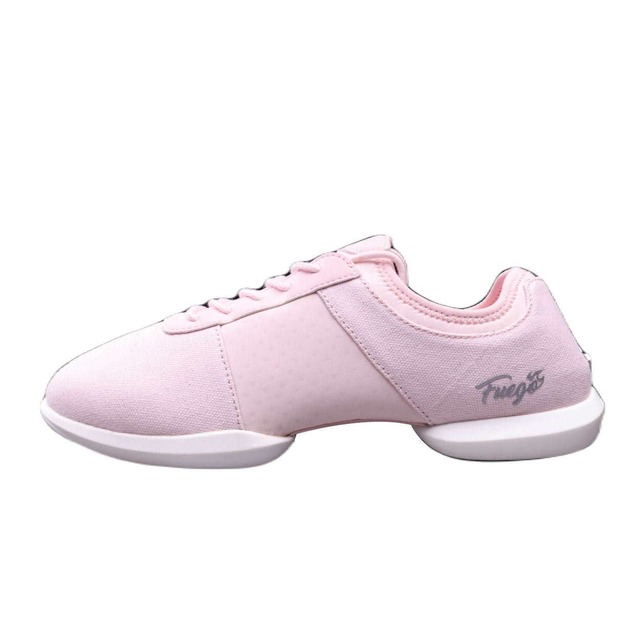 Zapatillas de deporte de baile de FUE en rosa con suela dividida