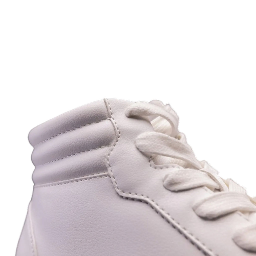 Sneaker alta da ballo Fuego di colore bianco