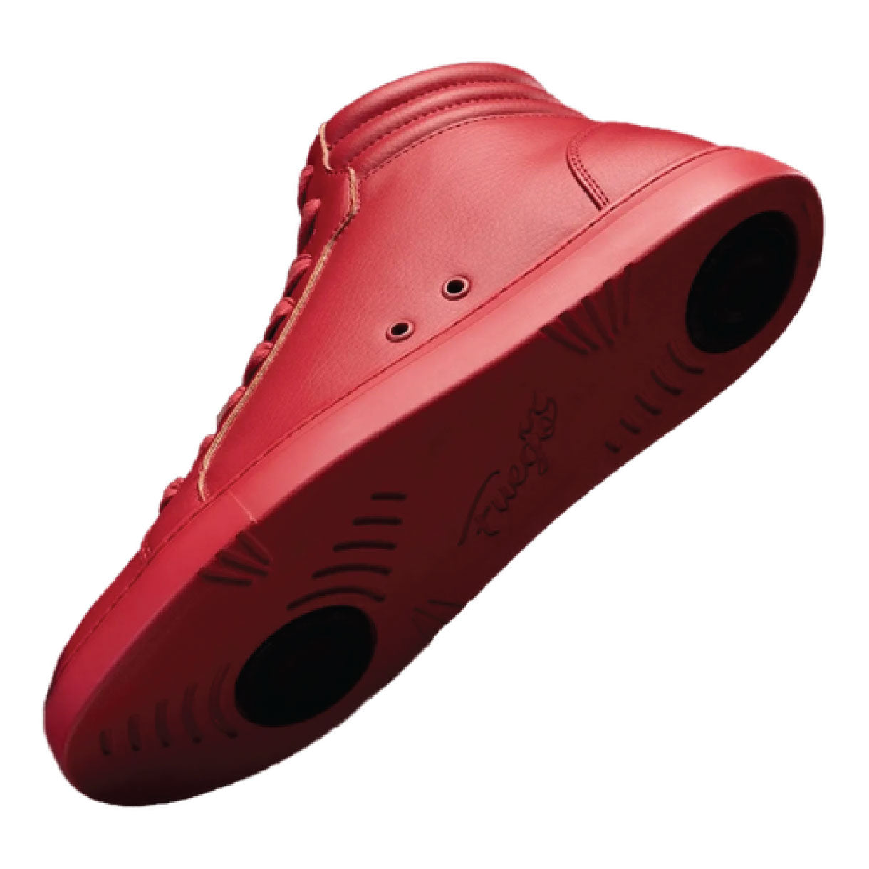 Sneaker da danza altissima fuego in rosso