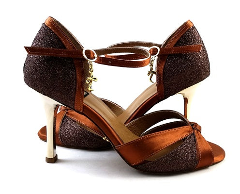 Carina dance shoes in bronze