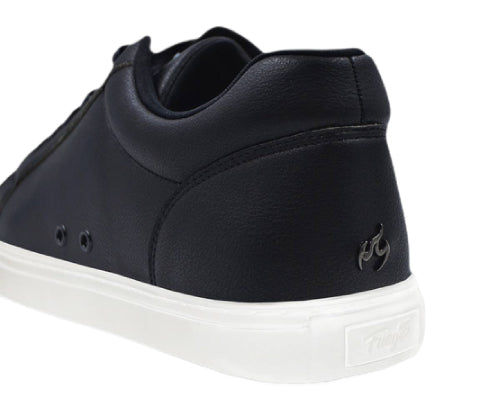 Fuego low-top dance sneakers in black and white