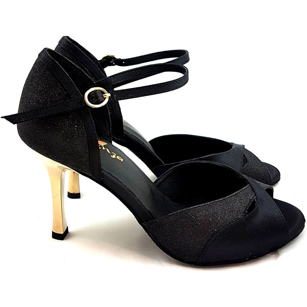 Esp02 zapatos de baile en negro