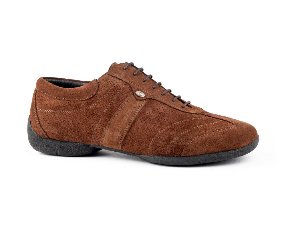 PD Pietro Street Dance Shoes en Brown Nobuck con Sneaker Sole