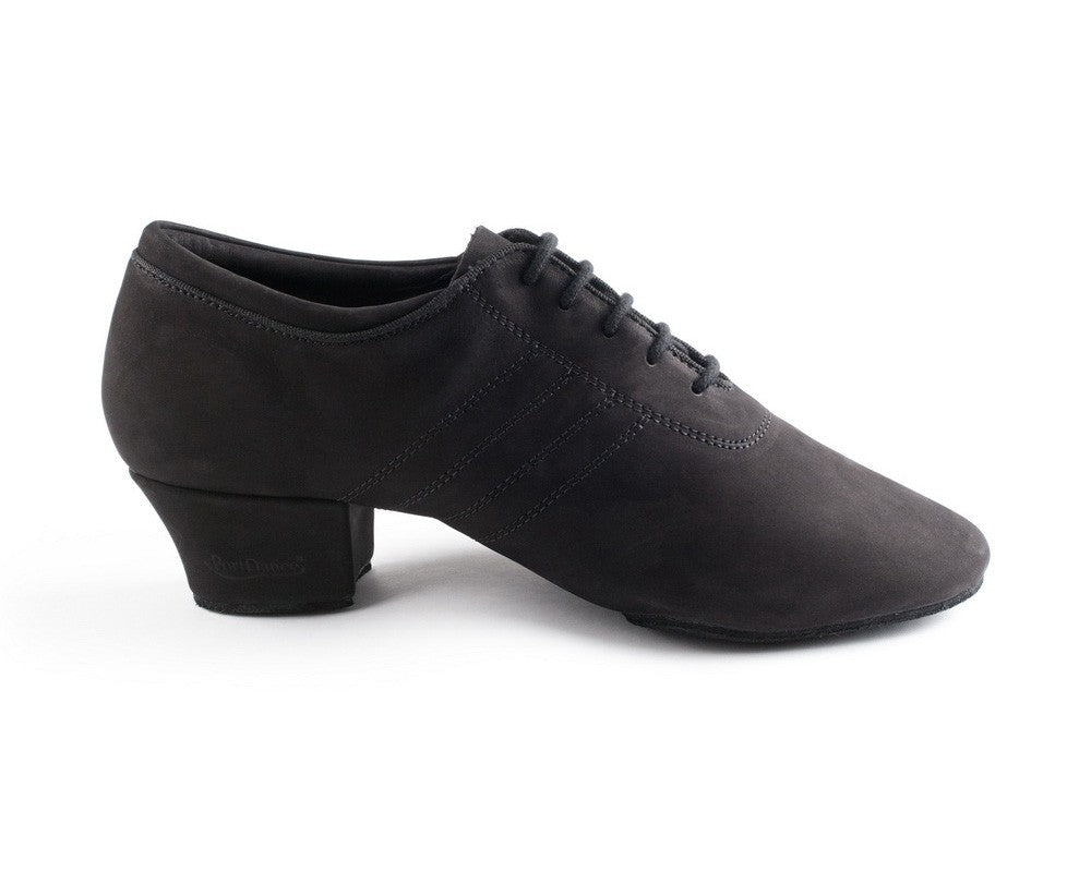 PD008 Premium dance shoes in black nubuck