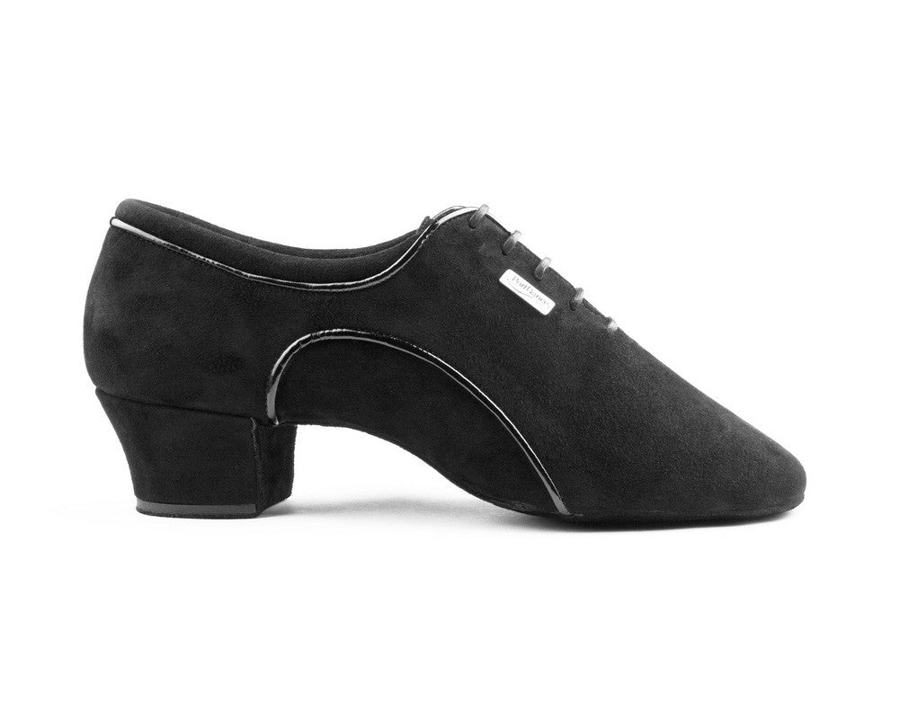 PD011 por zapatos de baile en Nubuck negro
