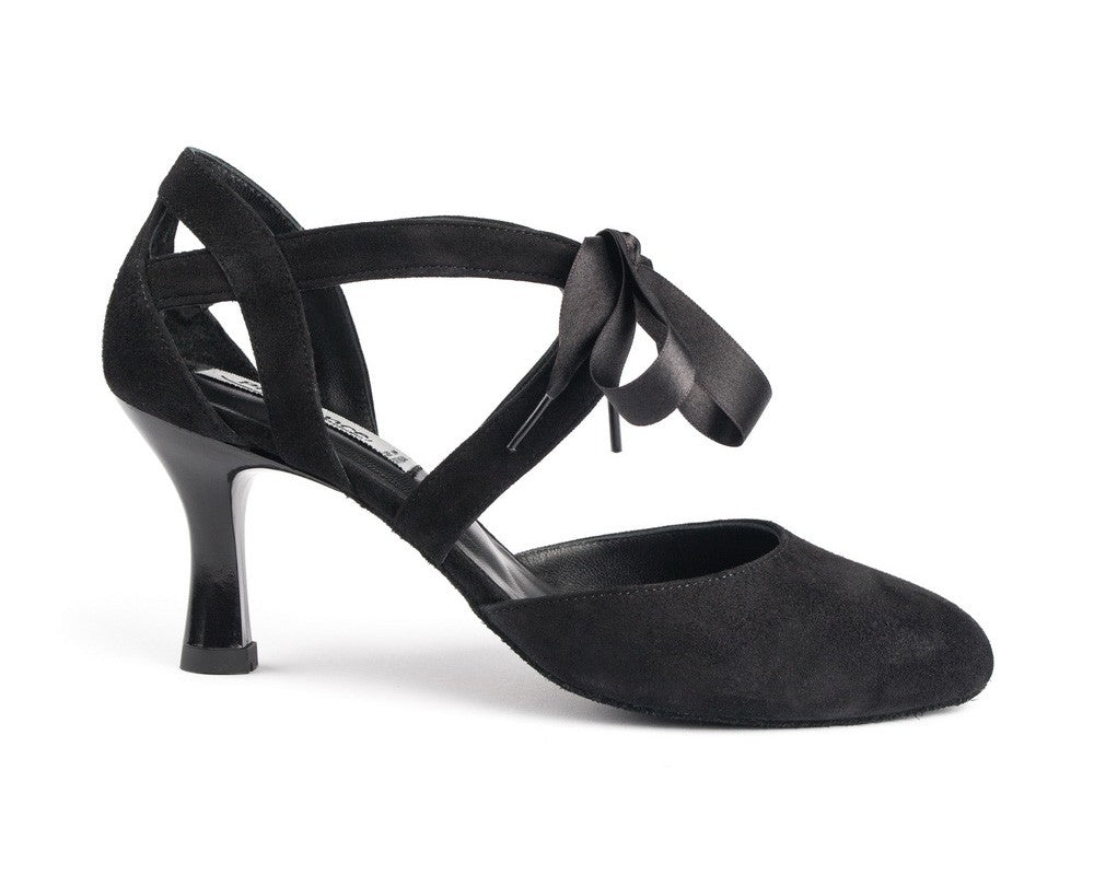 PD125 PREMIUM dance shoes in Black Nobuck Leather