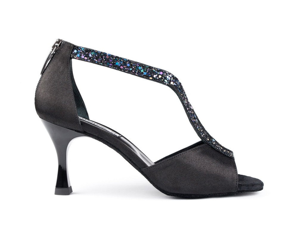 Chaussures de danse PD806 PRO en Multicolour Black Glitter