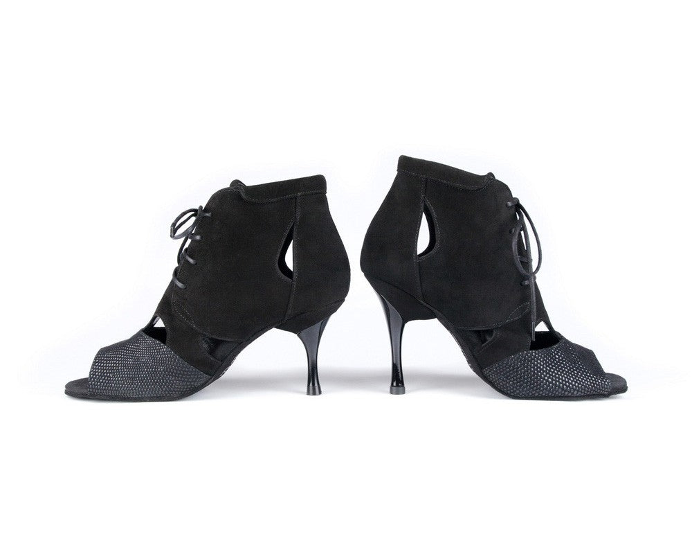 PD809 por zapatos de baile en zapatos negros de baile negro