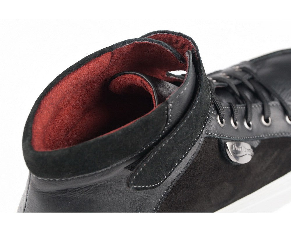 PD HH 002 Zapatos de baile en negro con suela de gamuza